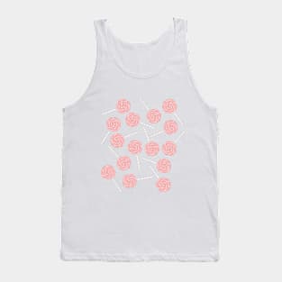 Pink Swirls Tank Top